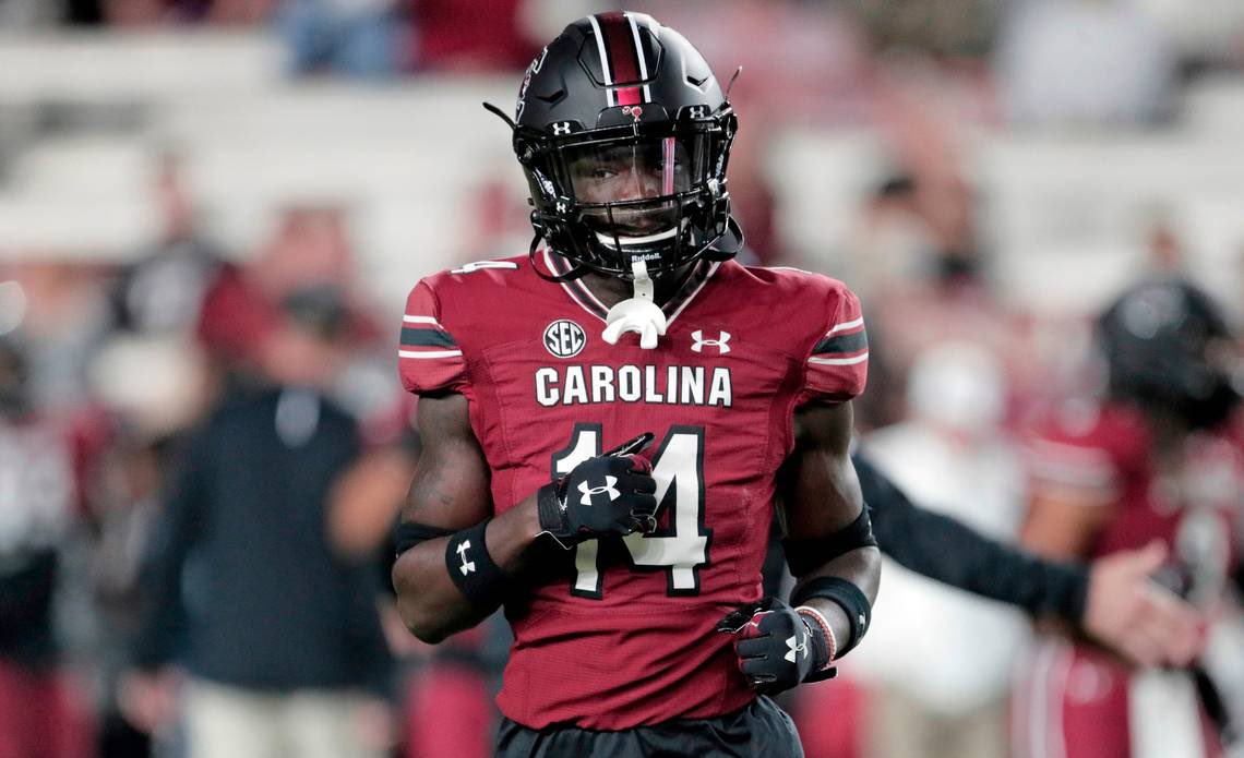 Blessed to receive an offer from University of South Carolina!! #Spursup <a href="/Pete_Lembo/">Pete Lembo</a> <a href="/coachjstepp/">Coach Justin Stepp</a> <a href="/GamecockFB/">Gamecock Football</a> <a href="/Coach_Sug/">Tom Sugden</a> <a href="/T_Roken/">Tim Roken</a> <a href="/ryne011/">Ryne Morrison</a>