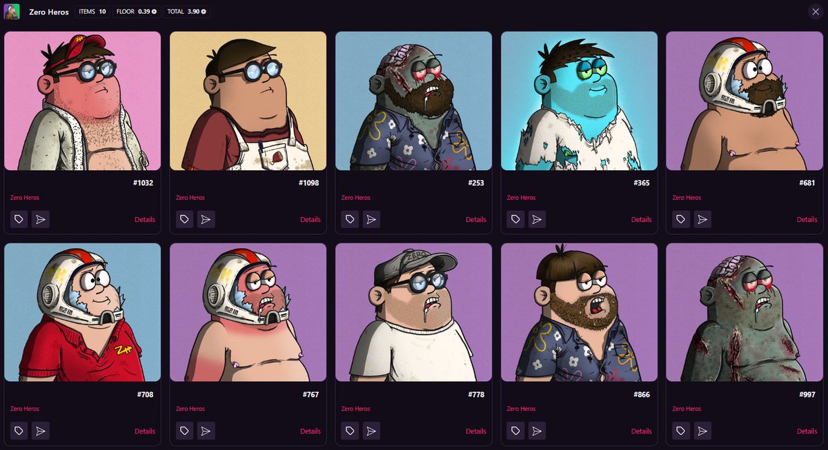 much love for my heros <a href="/ZeroHerosNFT/">Zero Heros</a> <a href="/ScubaSteveArt/">Scuba</a> <a href="/GigaDad_/">GigaDad</a> <a href="/bipkoyn/">bip 🟠</a> <a href="/sweetnickter/">sweetnickter</a> @solana_king ❤️🫡