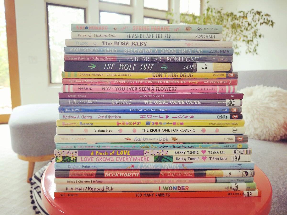 This picture book stack is hard to give back! 📚✨💕
@LAduskevich @lesleygrigg @rachel_shupin @krafeedie @akronlibrary
#bookstack #bookstacks #bookstacklove #BookLove #PictureBooks #picturebookauthor #AuthorLife #authormom #author #picturebookwriters #kidlitauthors #Read
