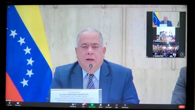 Servidoras(es) públicas(os) de la <a href="/EmbaVeCuba/">Embajada de Venezuela en Cuba</a> acompañaron videoconferencia organizada durante el día de hoy por el <a href="/IAEDPedroGual/">Instituto Pedro Gual</a>, con la participación del Canciller <a href="/yvangil/">Yvan Gil</a> y el Contralor General de la República, Elvis Amoroso.