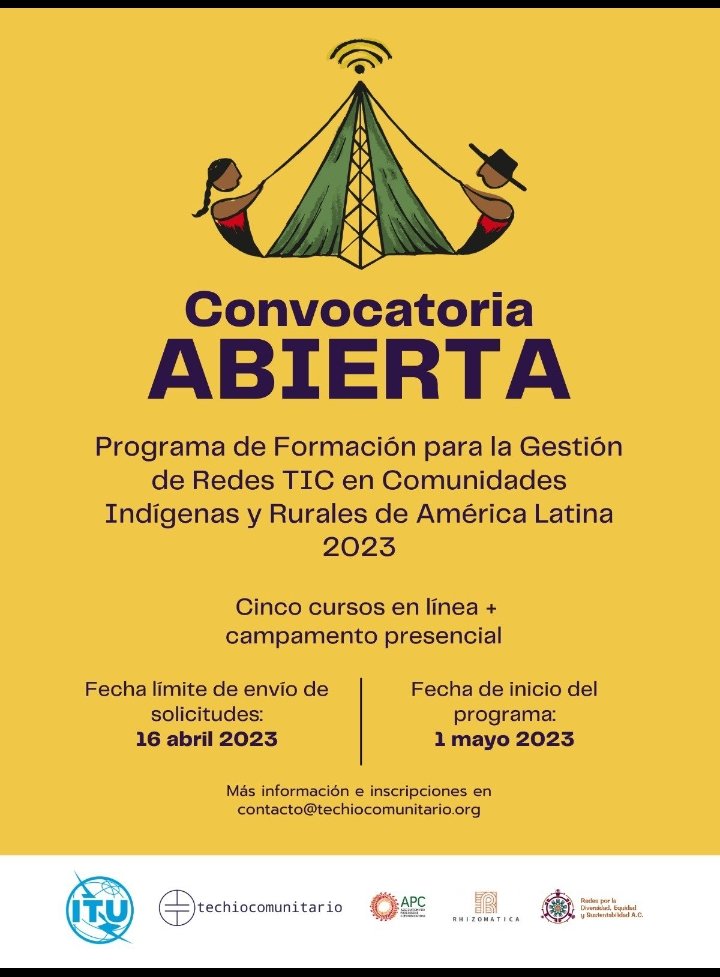 mttpetare's tweet photo. #RedesComunitarias #MTT @Conatel https://t.co/UQKC77O5D9