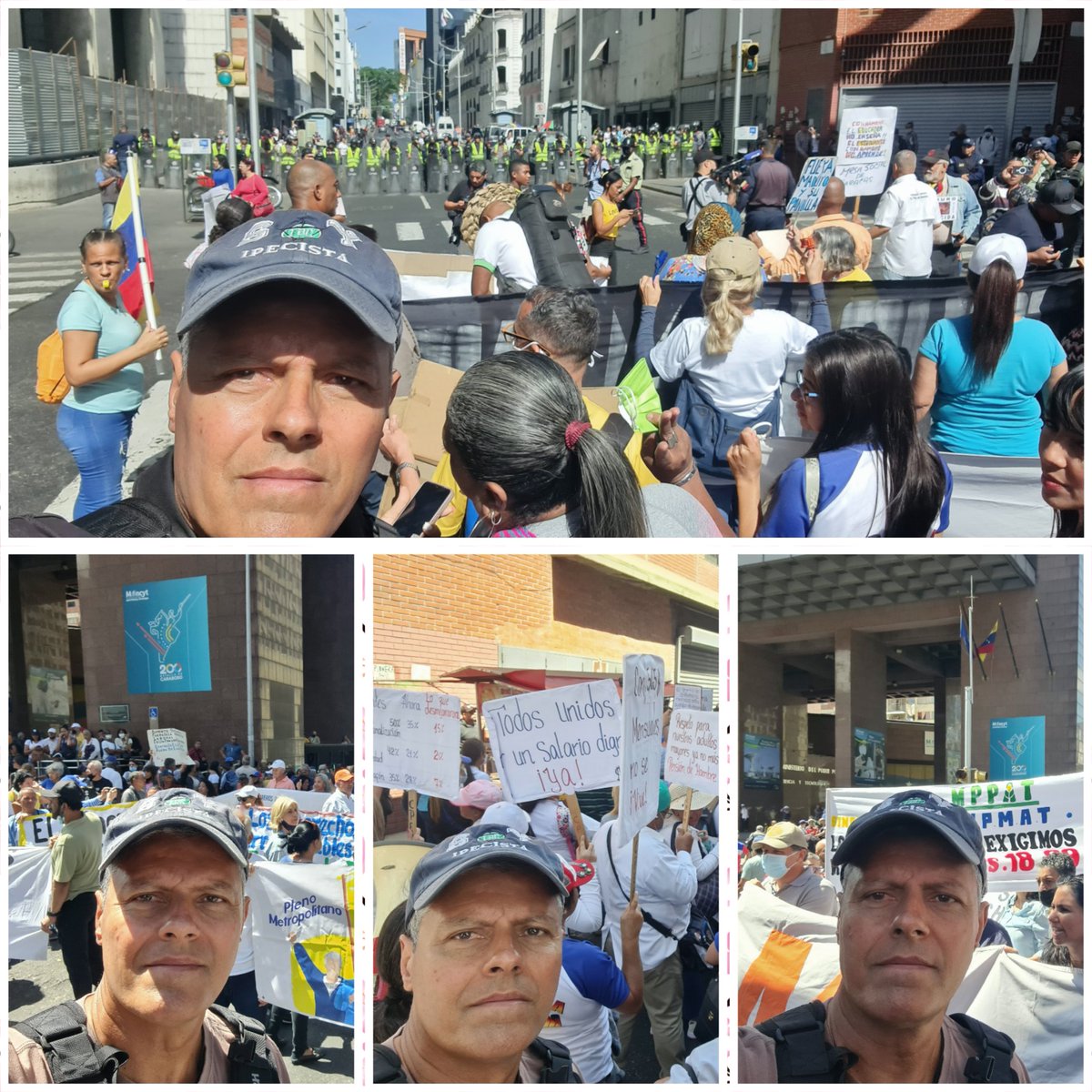 equilibriorvg's tweet photo. El pueblo honesto y trabajador pregunta en las calles, reclamando por un salario digno, "Y CUÁL, Y CUÁL, Y CUÁL REVOLUCIÓN, SI ESTE GOBIERNO ES HAMBRE, MISERIA Y CORRUPCIÓN"... https://t.co/yN2WyaWIV2