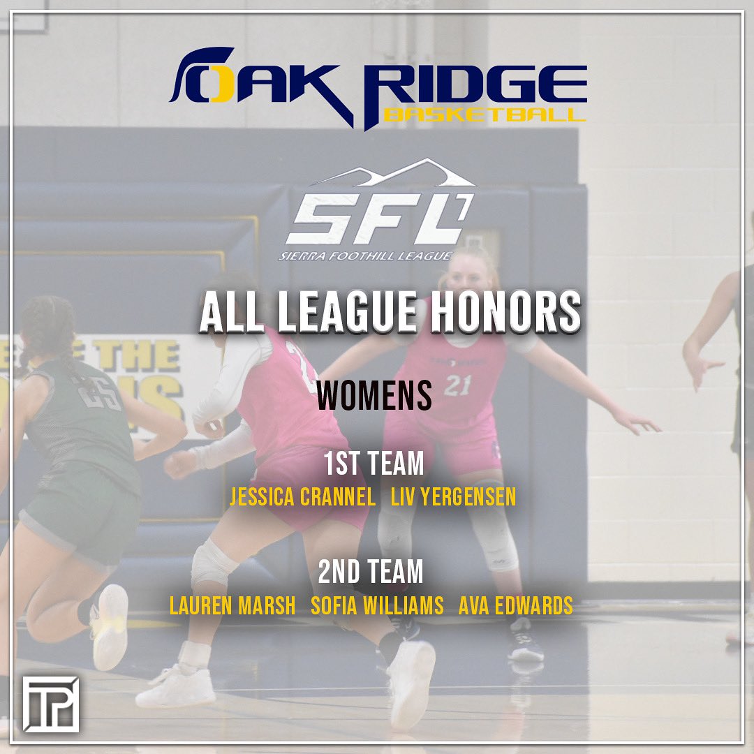 Congrats to Jessica Crannel and Liv Yergensen for receiving the 1st Team and Lauren Marsh, Sofia Williams, and Ava Edwards for receiving the 2nd Team SFL All League Honor Award! Media by Madeline Azevada of TPSM