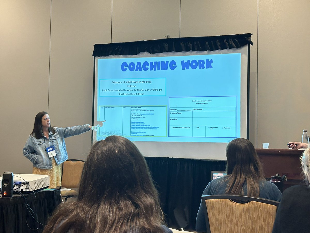 growinglearners's tweet photo. Such amazing things happening at @SalemElementary, in the area of #literacy! Hearing all three perspectives - #administration, #instructionalcoach, and #teacher - drove home the importance of #communication and #teamwork! @stacy_bigham   #NCRACON2023 #MakingTheShift https://t.co/81UVyVuuy6