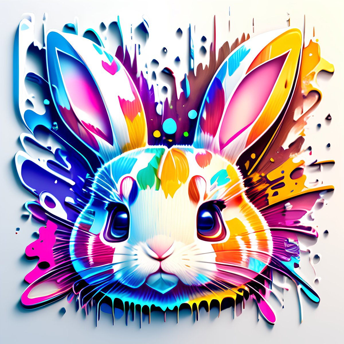MCXPrints's tweet photo. Cute Graffiti Rabbit Face T-Shirt. Our cute graffiti rabbit face t-shirt is sure to turn heads. Visit our website to order yours today! #graffiti #rabbit #animallover #casual #comfortable #cute #design #durable #soft #Tshirt #wardrobe #artwork #artoftheday #digitalart https://t.co/5iRfydpQXO