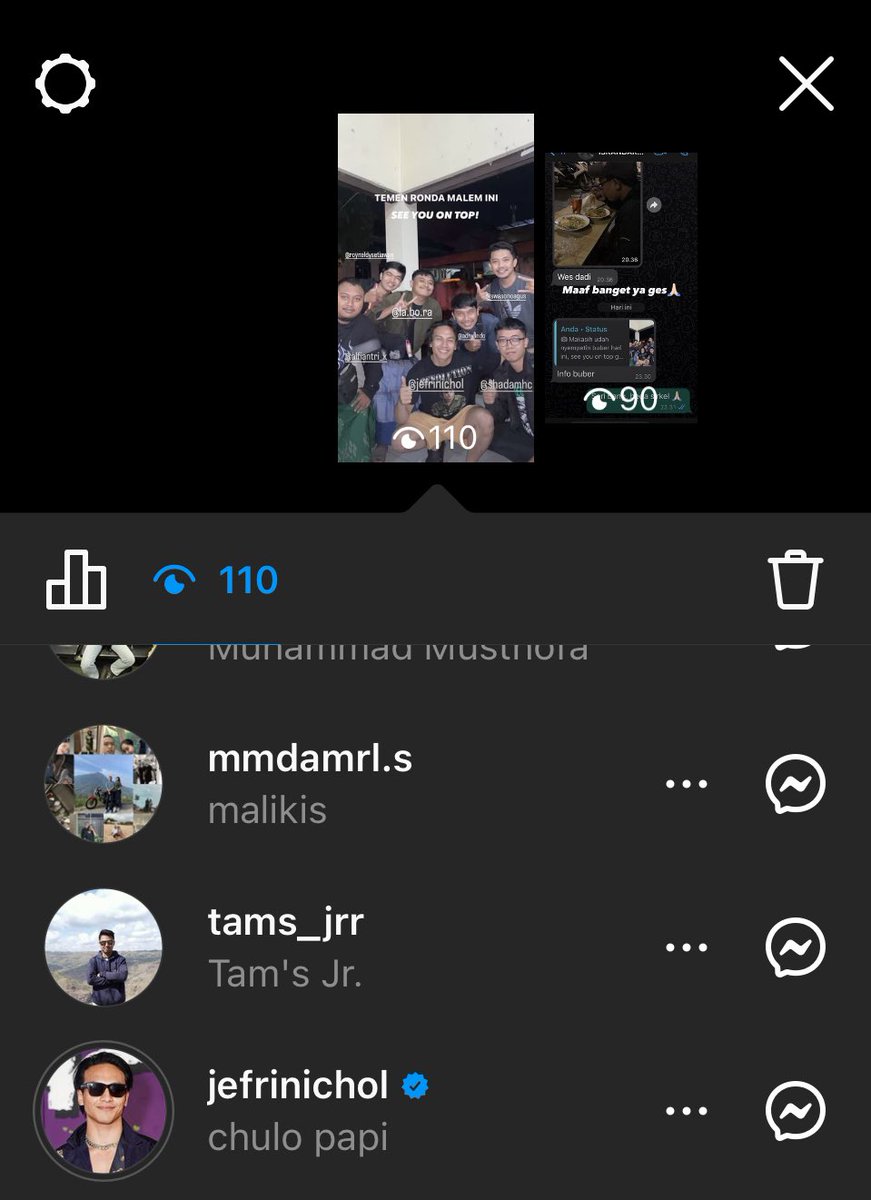 cacanq's tweet photo. Punten, dijual santai akun instagram pribadi. Untuk spesifikasinya, instagram stories pernah dilihat sm jefri nicol. Minat japri ya 🙏🏻 https://t.co/4PocoYcHPt