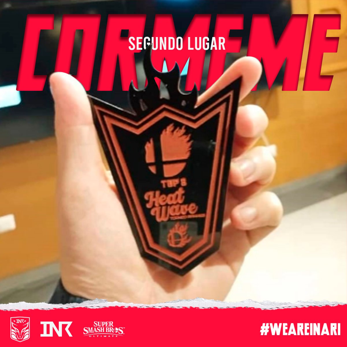 WeAreInari's tweet photo. #SmashUltimate | El día de ayer Cormeme @AkCornejo1  logra consagrarse como sub campeón de #HeatWave, torneo rankeado de @smashsv 

¡Felicidades por ese segundo lugar!

Un orgullo tenerte en la familia. ¡A seguir practicando y mejorando! https://t.co/HKgD2H4PH4