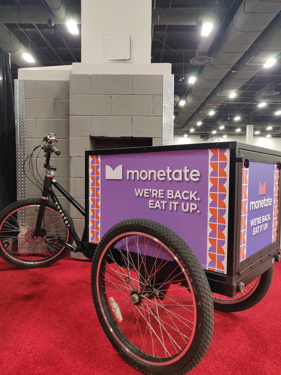 This snack bike speaks for itself. Monetate is in Las Vegas <a href="/shoptalk/">Shoptalk</a>! 😁

We're back!
