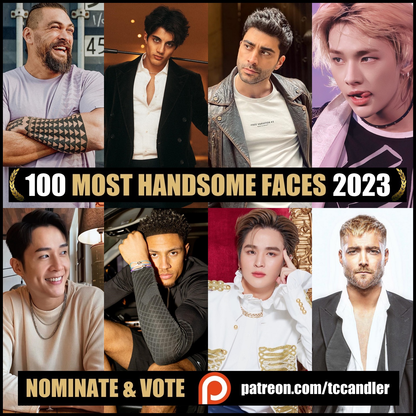 TC Candler on Twitter "Nominations for The 100 Most Handsome Faces of