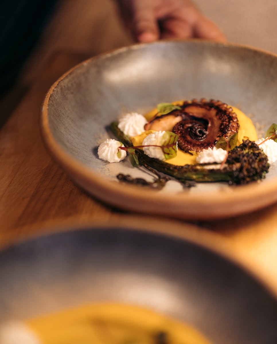 Just one of Chef Rose's (@onthemarqcooking) works of art served at The Treehouse.

Witness panoramic ocean views and breaching whales during winter sunsets while enjoying a 7 course menu curated to your particular tastes.

#hotelwailea #relaischateaux