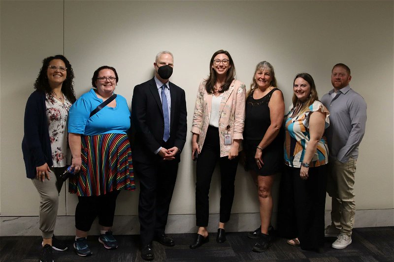 We were able to grab an impromptu meeting with <a href="/notgonnaleila/">Leila Schochet</a>, Senior Policy Advisor for the United States Senate Committee on Health, Education, Labor and Pensions. She put up with us, even though we brought Joel. 🤣#parentswholead #togetherwerise