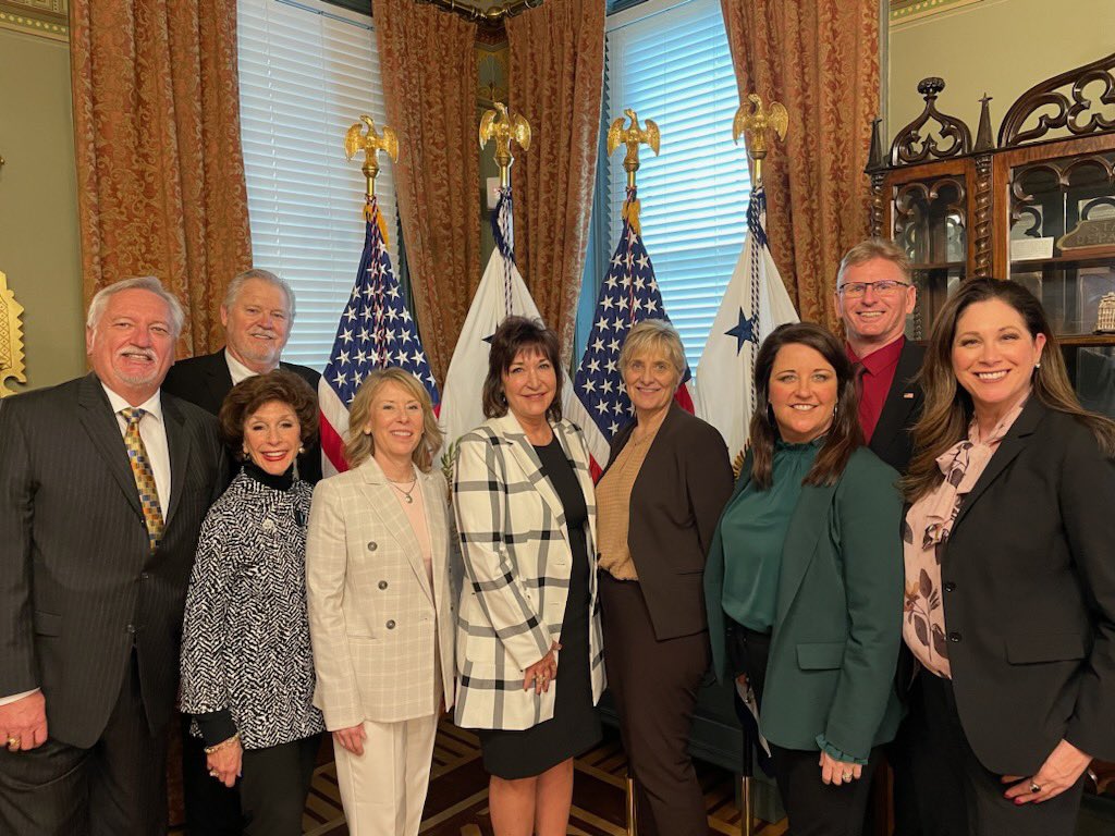 The nine CA county superintendents working hard on behalf of of our state, together in Washington D.C. today, after a successful and productive first day of advocacy meetings.