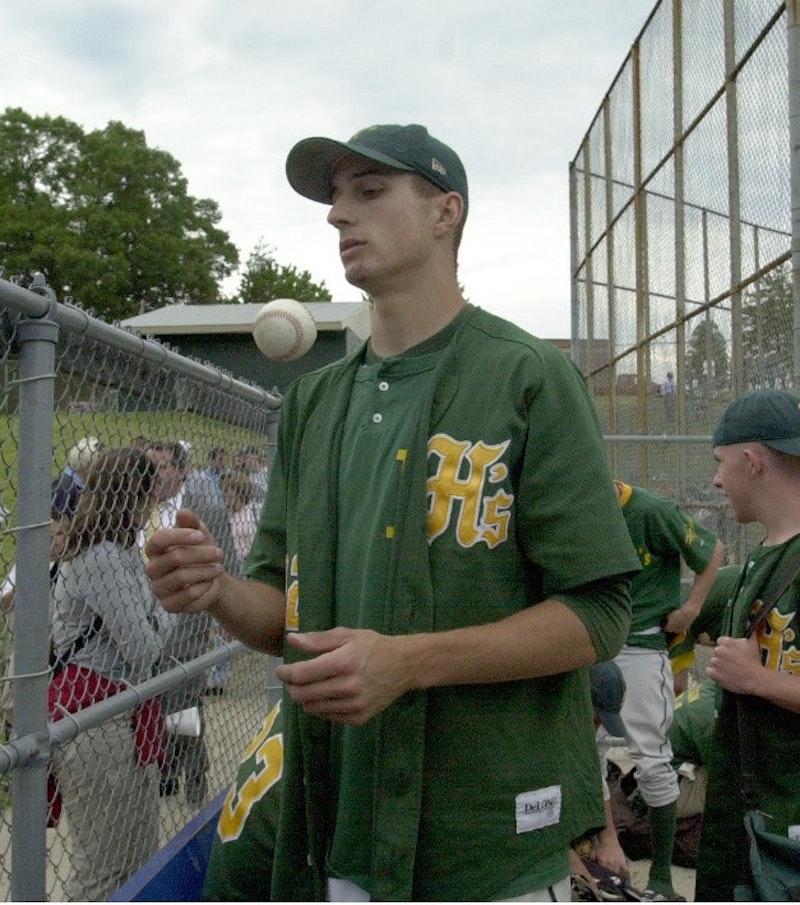stadiumtalkcom's tweet photo. Greatest #HSBSB Player From Every State 🐐⚾️
Rhode Island: Rocco Baldelli
High School: Bishop Hendricken High (Warwick)
Position: Outfield
Graduation year: 2000
College: None
@HendrickenHawks
READ➡️https://t.co/9KUsYL1rEg https://t.co/jUOmm9a4rC