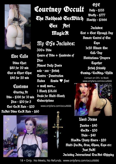 Courtney Occult💥OnlyFans 400+ Vids✨'s pics and videos - FsQjw6raYAEwPLw jpg:small image 15