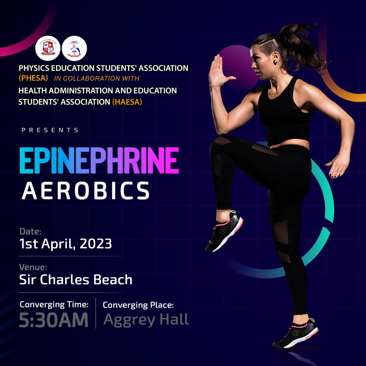 uew_physics's tweet photo. #PHESA UEW In Collaboration with HAESA UEW presents
#Aerobics🔥💥💥 https://t.co/3DCR5LyOAG