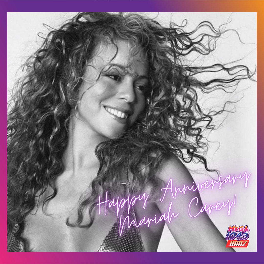 mega1043's tweet photo. Happy Anniversary, Mimi!! 3/27. 🎉
What are your top 5 Mariah Carey Songs?
.
.
.
#MEGA1043JAMZ #MEGA1043 #MariahCarey #anniversary #Birthday https://t.co/njm5I1ALDq