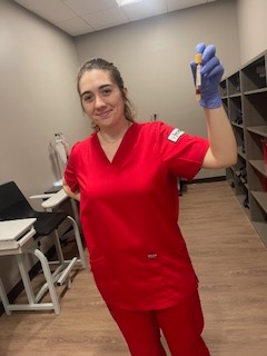 wiregrasstech's tweet image. Molly &amp;amp; Juliana are Phlebotomy students on the Valdosta Campus.  Wiregrass prepares students to sit for the American Medical Technician Phlebotomy certification exam!  #ApplyToday #FreeApplicationMonth #SucceedSooner #ExpectMore