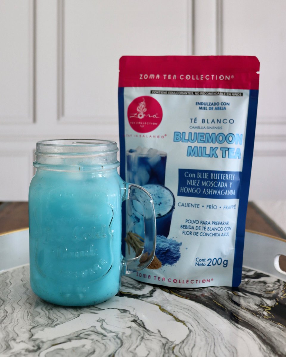 Nuestro exclusivo sabor proviene de la infusión de la flor conchita azul también conocida blue butterfly (clitoria ternatea) y el delicioso té blanco Zoma Es nuestro preferido para este verano y además la increíble sorpresa es que ya está disponible en <a href="/Mercadolibre/">Mercado Libre</a>