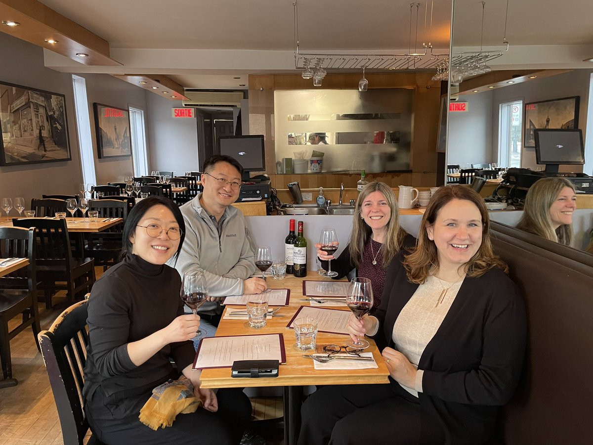 Alanna Watt (@alanna_j_watt) on Twitter photo Enjoying dinner with colleagues after a fantastic visit and talk at McGill Biology <a href="/BioMcGill/">McGill Biology</a> by Jeehye Park from <a href="/SickKids/">SickKids Foundation</a>! Enjoying dinner with colleagues after a fantastic visit and talk at McGill Biology <a href="/BioMcGill/">McGill Biology</a> by Jeehye Park from <a href="/SickKids/">SickKids Foundation</a>!