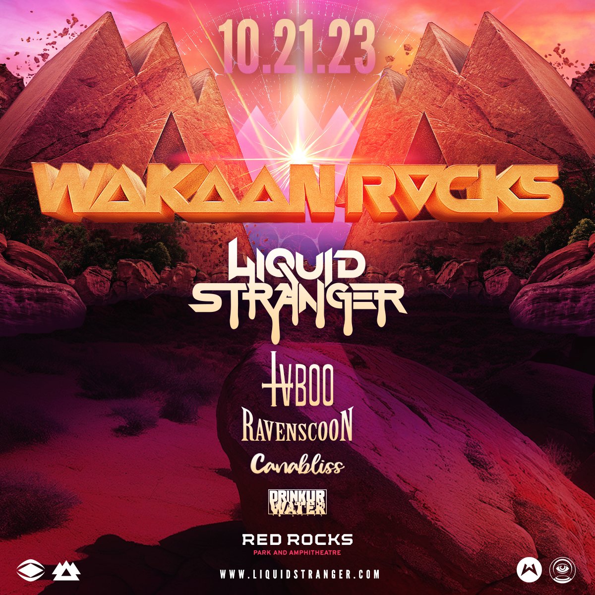 ⚡️ WAKAAN ROCKS ⚡️

We're giving away (2) tickets to Liquid Stranger's Wakaan Red Rocks headline 10/21. RULES:

> RETWEET and LIKE this post
> Tag a friend to bring! 1 tag = 1 bonus entry
> Winners picked on 4/4

Register for Pre-Sale Here: arep.co/p/wakaan-rocks…