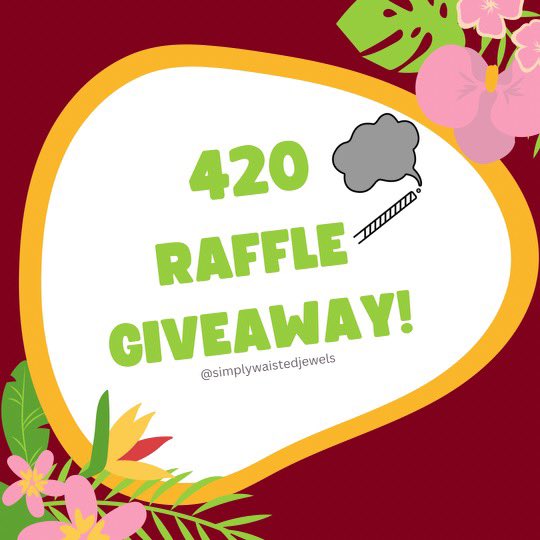 SimplyWaistedJs's tweet image. Just launched our 🍃420🍃 #raffle/#giveaway 🥵there will be a 1st, 2nd, &amp;amp; 3rd place winner. Prize boxes will include lashes, waist beads, BUD💨, rolling trays &amp;amp; more👀 Follow @SimplyWaistedJewels on IG &amp;amp; FB for all the details🥳