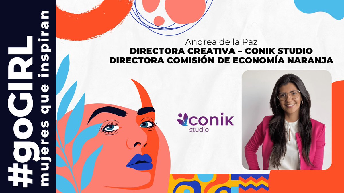 agexport_EN's tweet photo. #INSPIRADORAS @andreadelapazgt  es una talentosa y joven directora creativa de Conik Studio donde ha demostrado liderazgo que la ha llevado a ser parte de la Junta Directiva de @agexport_EN  #GoGirl #Agexport #EconomíaNaranja #ExportaTuTalento https://t.co/wp1i8zOEMC