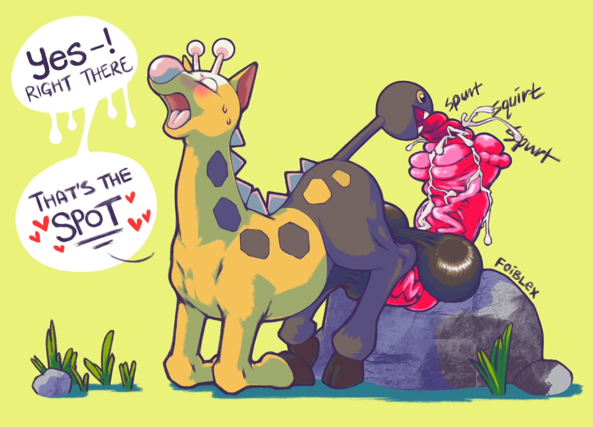 foiblex's tweet photo. Two heads are better than one! 🦒💦 https://t.co/g59jDaWBnF