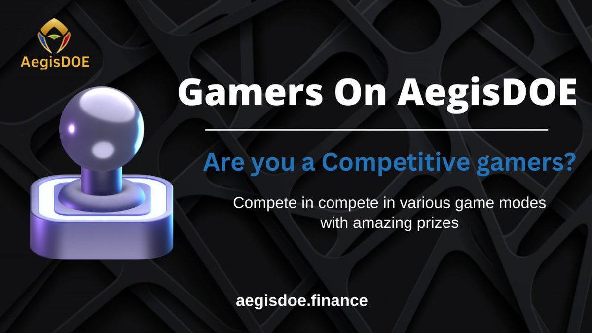 Are you ready for a Challenge?

Competitive gamers, expert strategists and challenge lovers can compete in various game modes with juicy cash prizes on AegisDOE! 🎮💰 

#CompetitiveGamer #AegisDOE #Cronos #DeFi
