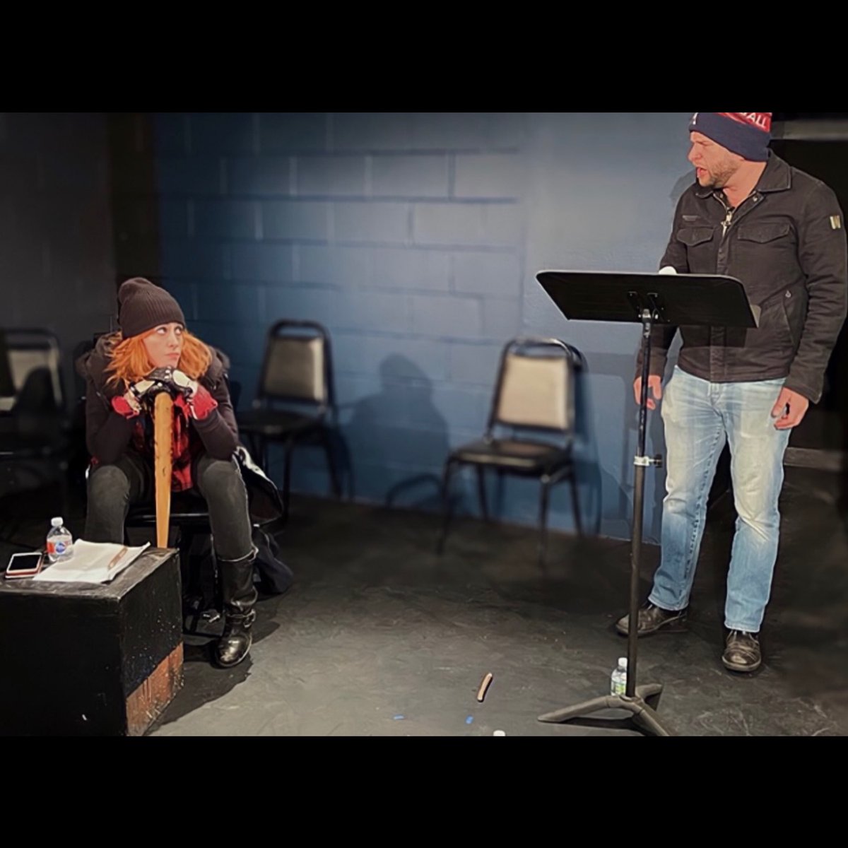 aliontheair's tweet photo. Happy World Theater Day! Working in the theater helped me get through a lot.
I hope now my plays will help others - even the psycho characters.
#worldtheaterday #worldtheatreday #empathy #acting #directing #playwright #theboards https://t.co/9quA9q3aju