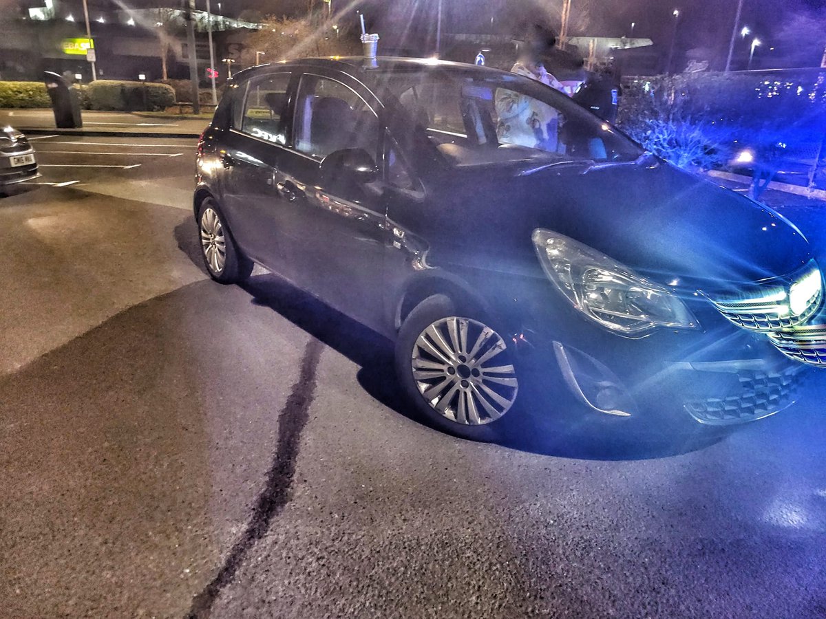 Less than 24hrs after being #STOLEN this car was found and boxed in by the team to prevent a pursuit. 🚔 @CannockPolice 

Driver sadly an innocent purchaser from Facebook Market place (We highly recommend not buying this way) & always do a HPI check. #OpBormus #RPU