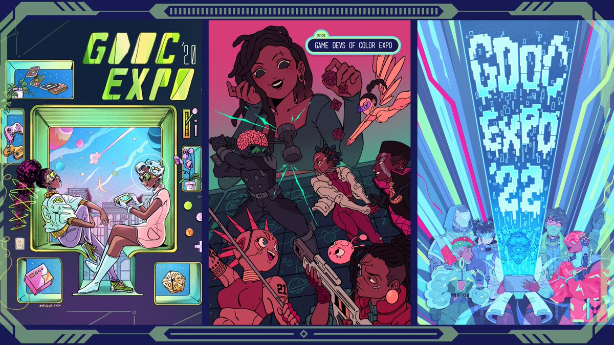 Game creators deserve to have a space where they are safe, included, &amp; compensated properly for their time. 

Game Devs of Color Expo:
💙Has a no tolerance policy for harassment
💚Compensates all speakers &amp; volunteers
💙Provides grant funding specifically for developers of color