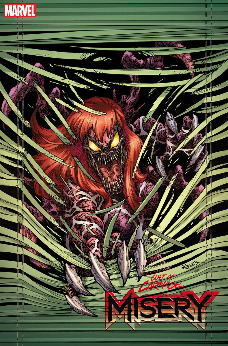 Cult Of #Carnage: Misery #1 Windowshades variant by @ToddNauck 
May 3rd