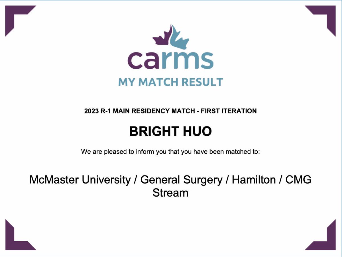 Excited to join such a fantastic group at @macgensurg at an institution with such a rich history in #EBM and #evidencesynthesis. Truly indebted to family, mentors, teachers, and supporters at @DALsurgresearch @DalMedSchool #CaRMS #CaRMS2023 #CaRMSMatch #GeneralSurgery #McMaster