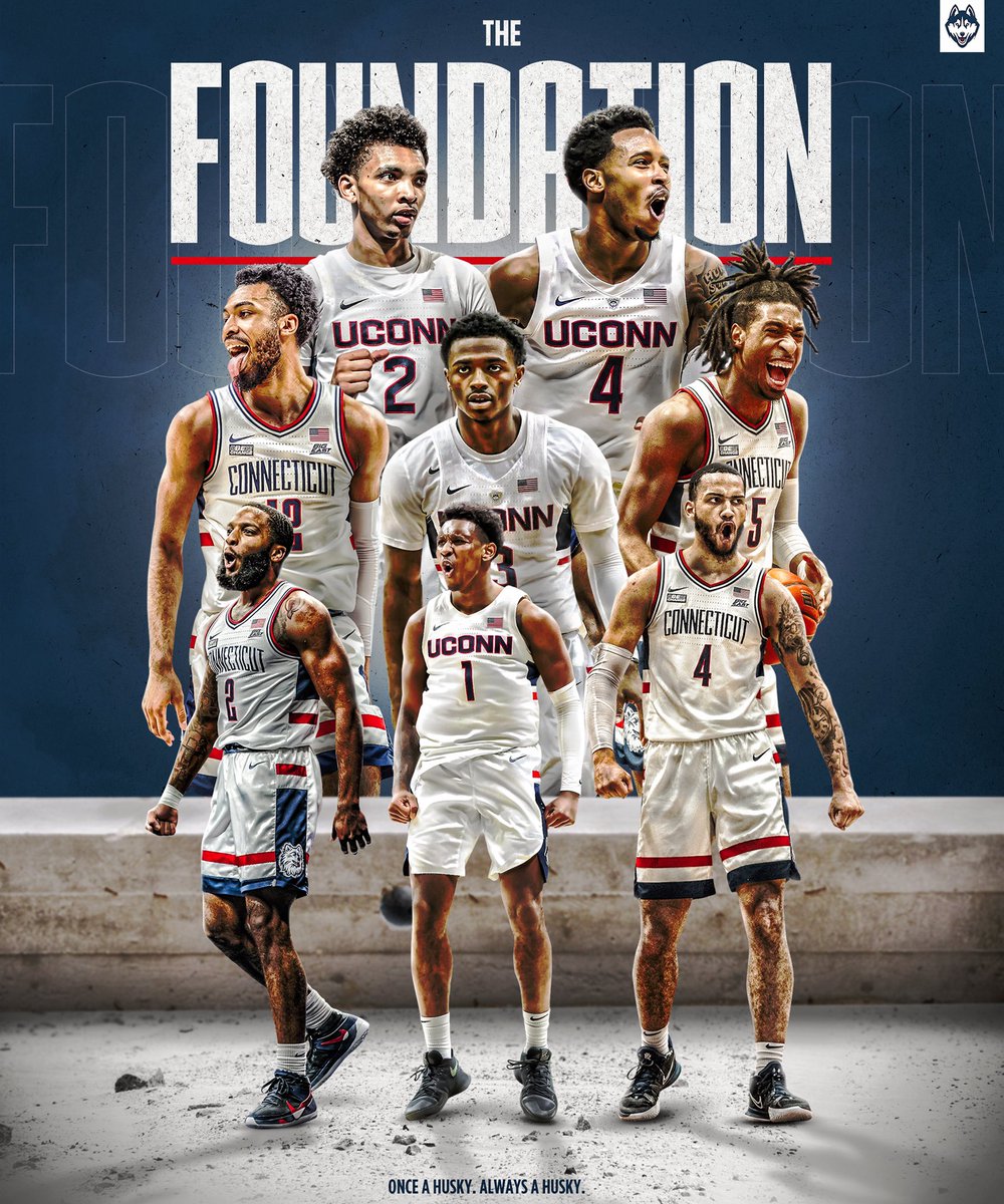 The Foundation. A few of the key pieces in UConn MBB’s last 5 years. 💙🐺