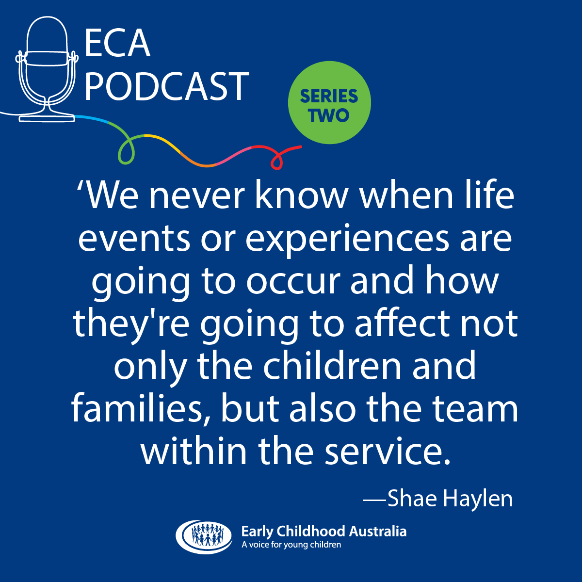 EarlyChildAust's tweet photo. Trauma-informed practice is vital when supporting children who have experienced vulnerability. This week on the #ECApodcast, we look at how educators can become more confident using trauma-informed practice.   Available anywhere you listen to podcasts. https://t.co/uoWGFMwczQ https://t.co/NHS3FLPmmW