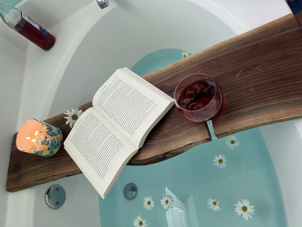 One of my recent bath boards. It was for a mother of five…her bath time is well deserved!