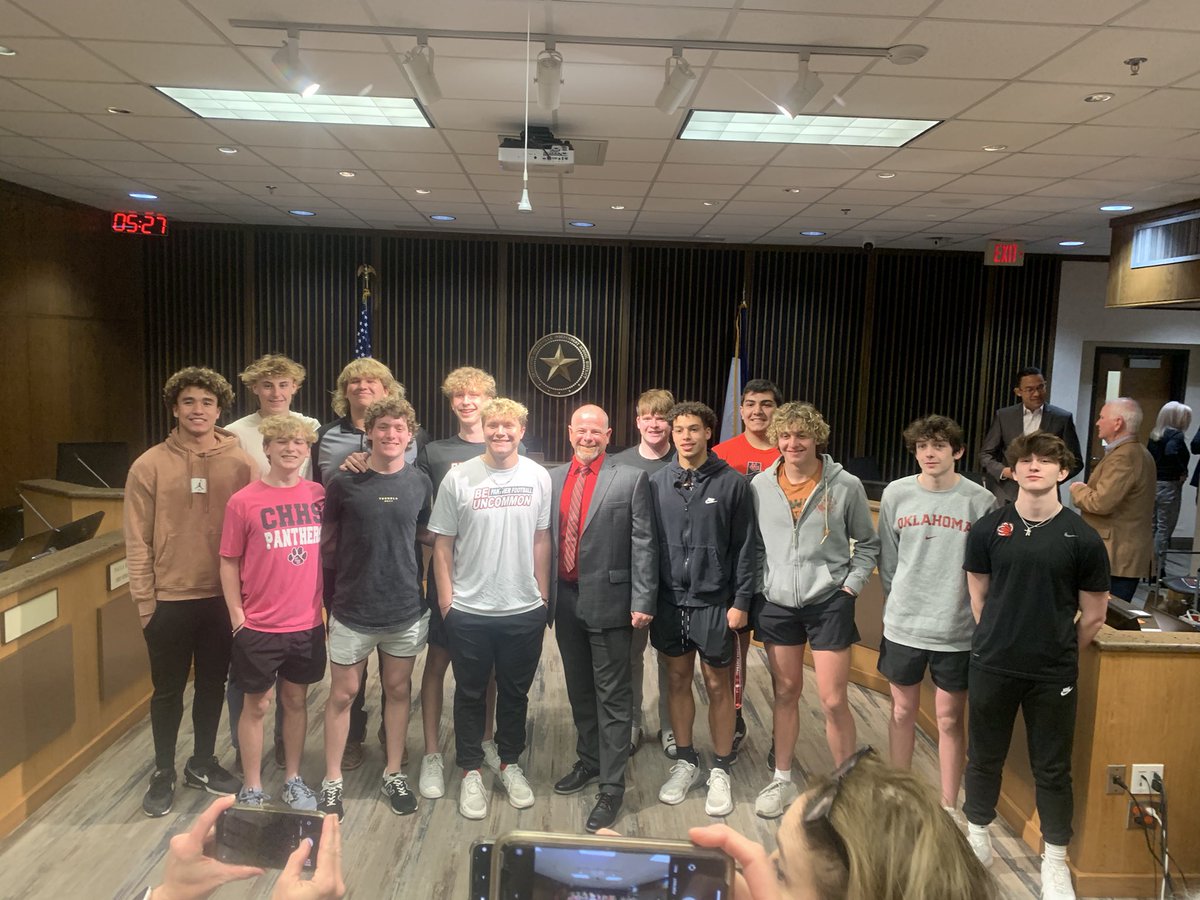 Congratulations to <a href="/_Jerry_Edwards/">Jerry Edwards</a> on being named the head football coach and boys coordinator for <a href="/chhspanthers/">CHHS Panthers</a> and <a href="/CHHS_FOOTBALL/">CHHS Football</a> !! @DeptSupt_GCISD <a href="/GCISD/">Grapevine-Colleyville ISD</a> <a href="/JuliaStephen9/">Julia Stephen</a> <a href="/PantherFBBoost/">CHHS Panther Football Boosters</a>
