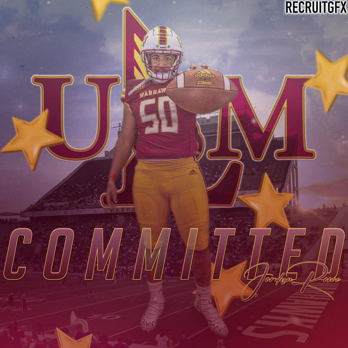 JordanRowe50's tweet image. Excited  to say that I’ve committed to university of Louisiana Monroe 
#GoldStandard #gowarhawks 
🔴🟡🔴🟡