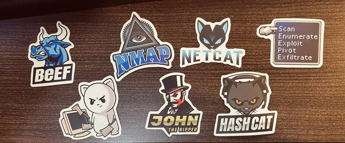Bought some bargain hacker stickers for next con sticker swap. 

😂