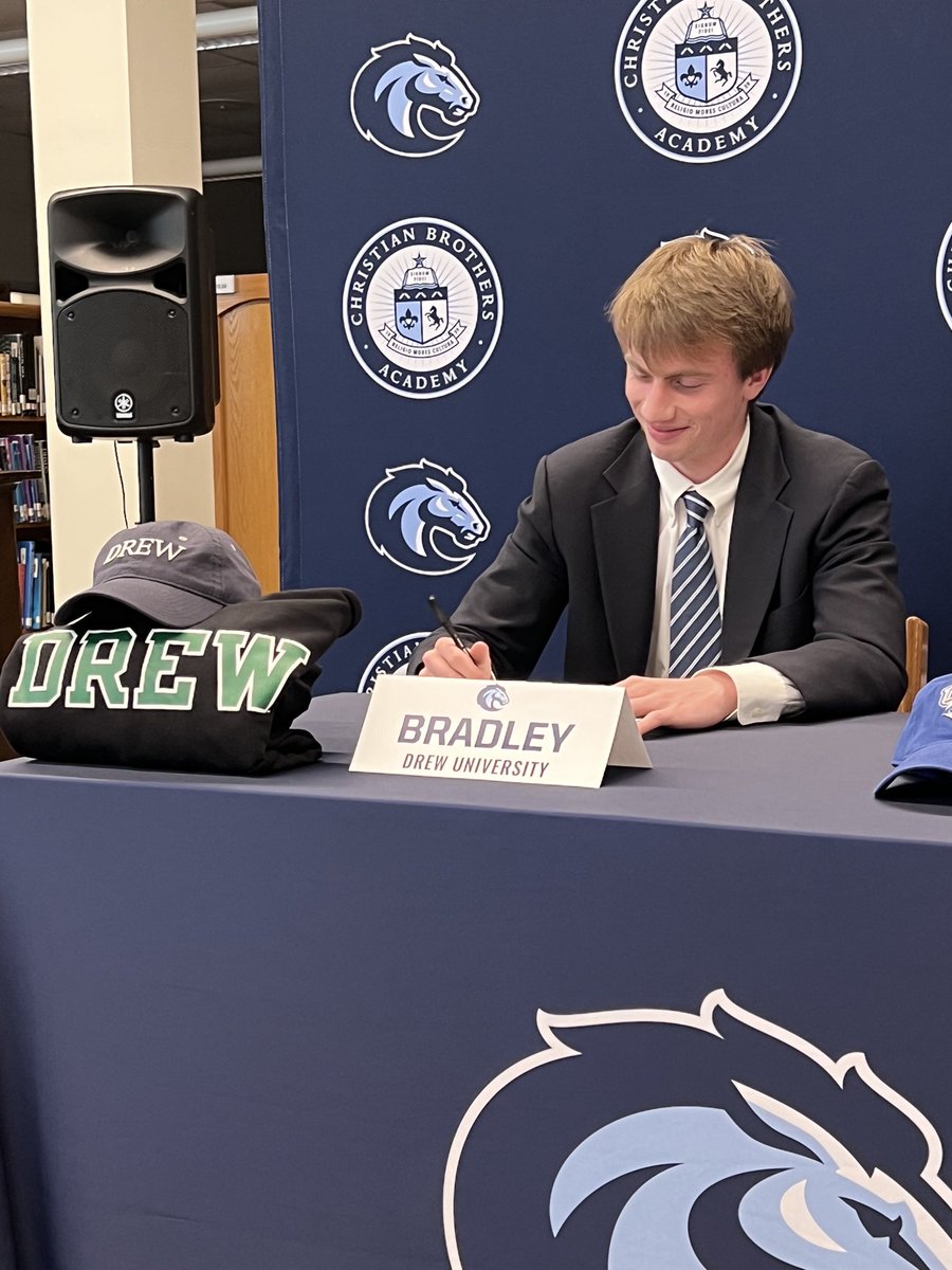 willbradley_23's tweet photo. Thank you to @CBAColts and my parents for a great signing day. Looking forward to the next chapter at Drew. 
@MikeMcSloy @GoDrewRangers https://t.co/GiFwNxVXip