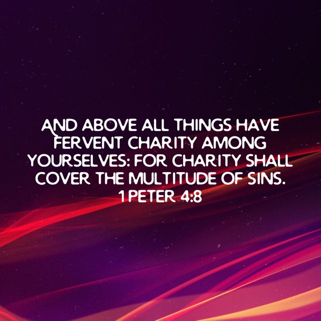 WrittenInRed84's tweet image. Love covers over a multitude of sin.
#WrittenInRed #GodIsGood #Faith