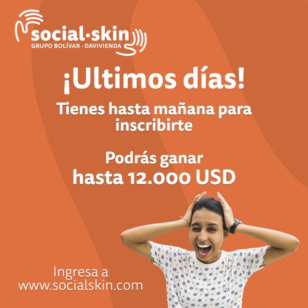 Social_Skin_'s tweet photo. ¡Mañana cerramos inscripciones! Es tu oportunidad, ingresa ya https://t.co/5btU6CRdjL e inscribe tu proyecto https://t.co/1aosJgTnUS
