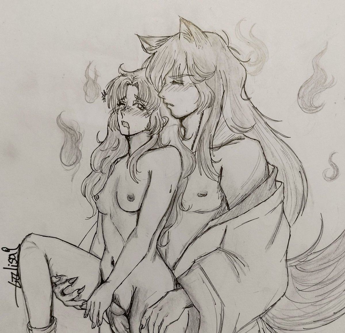 Lizzwhite20's tweet photo. Trabajo que hice para halloween del año 2021? Creo 

#Candycandy #Anime #Albert #NSFW https://t.co/or85Y5fjLy