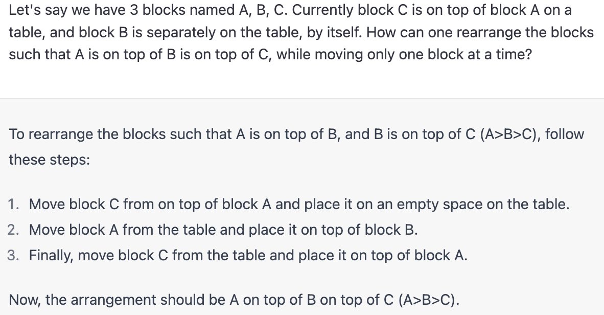 venusatuluri's tweet photo. Fascinating to see GPT give a wrong answer with this simple blocks puzzle. (Both 4 and 3.5 fail at this, even after asking it to verify the answer.) https://t.co/UqO6XJEfIi