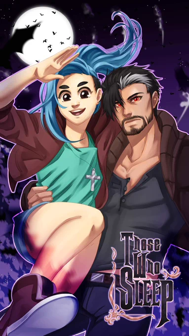 Those Who SleepSupernatural / Horror inspired webcomic about Dracula and his gremlin sunshine best friend. Think Supernatural / Buffy / The Last of Us style shows meshed into one with Classic Movie Monsters  