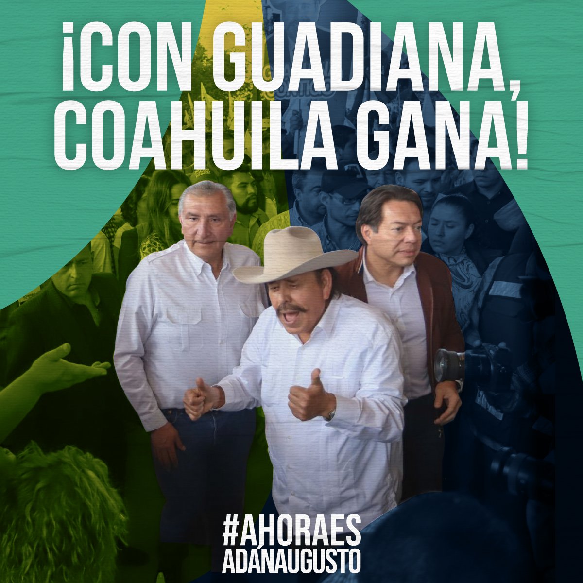 quesiga_lopez's tweet photo. ¡Con Guadiana, Coahuila gana! https://t.co/ZlENA3N4Ka
