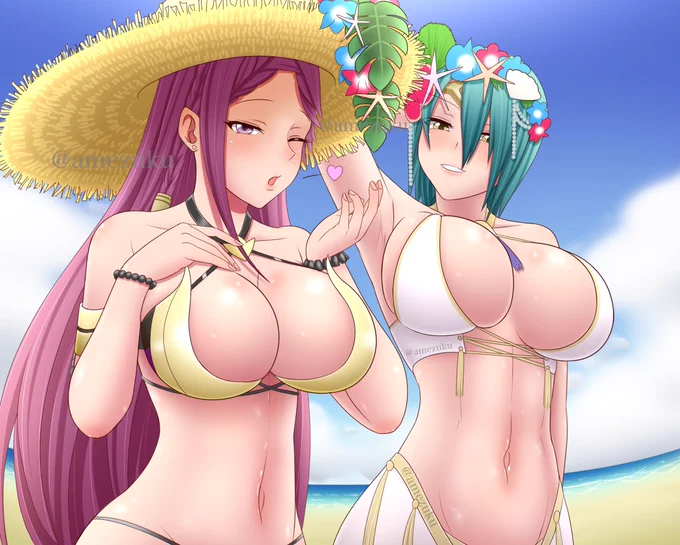 たまには水着の再掲今年の夏も描きたい 