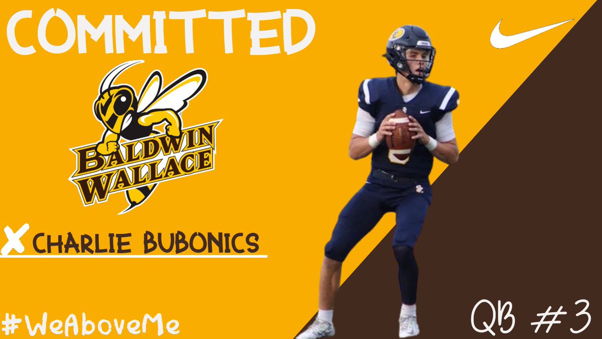 Excited to announce that I will be continuing my academic and athletic career at Baldwin Wallace University!! Extremely thankful for those who have helped me along the way! <a href="/CoachHilvert/">Jim Hilvert</a> <a href="/CoachOrts/">Mike Orts</a>