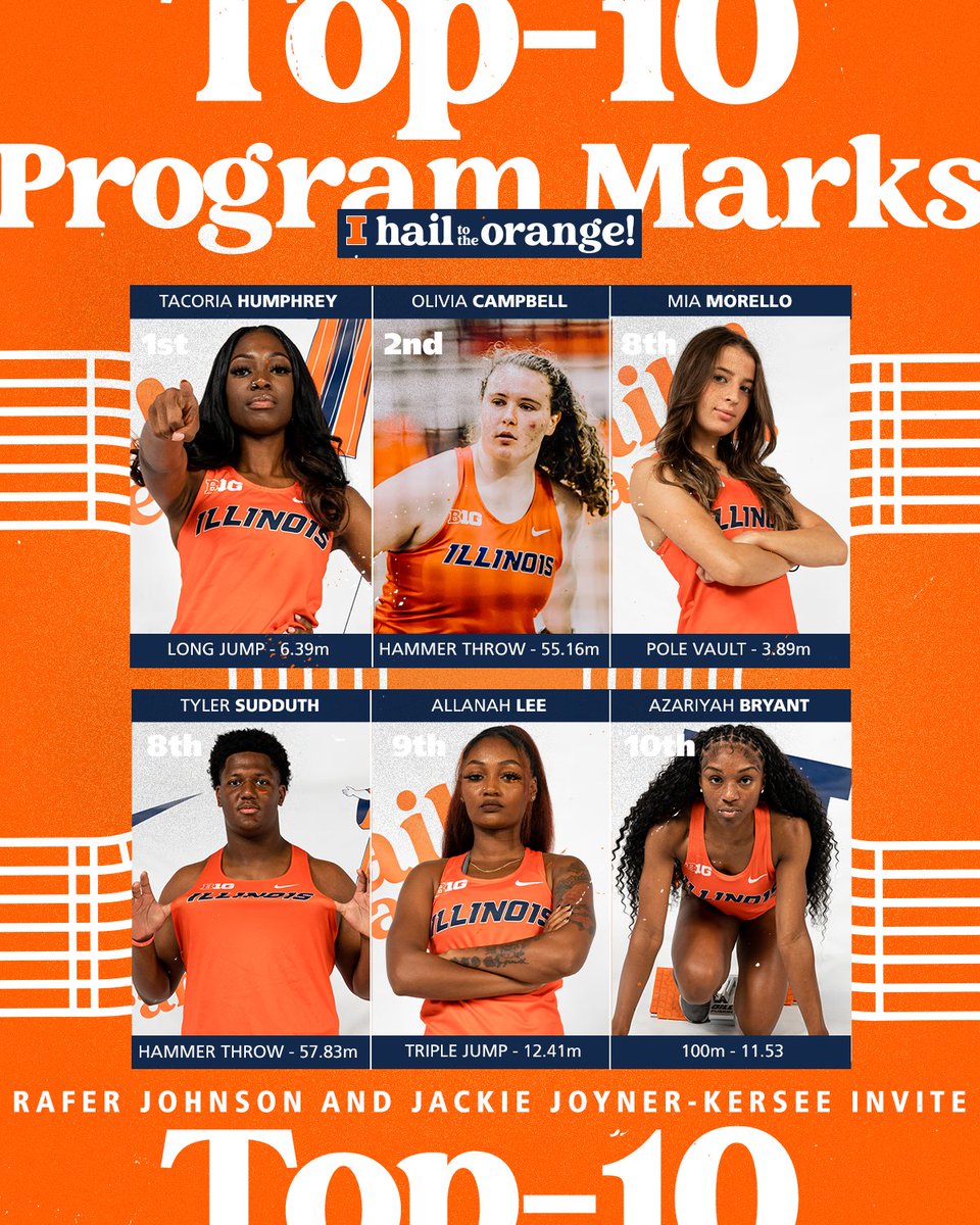 Did some damage to the record books this weekend 👊

#Illini I #HTTO