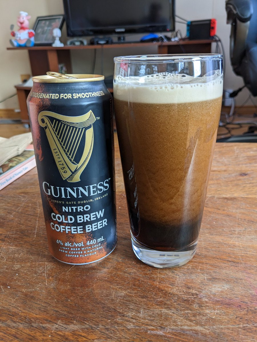 Danny Homebrew (@sudburyhomebrew) on Twitter photo Found these <a href="/GuinnessIreland/">Guinness Ireland</a> cold brew stouts. Same nitro smoothness with a hint of coffee. A tad sweeter as well. I can drink these on the regular I think. Found these <a href="/GuinnessIreland/">Guinness Ireland</a> cold brew stouts. Same nitro smoothness with a hint of coffee. A tad sweeter as well. I can drink these on the regular I think.